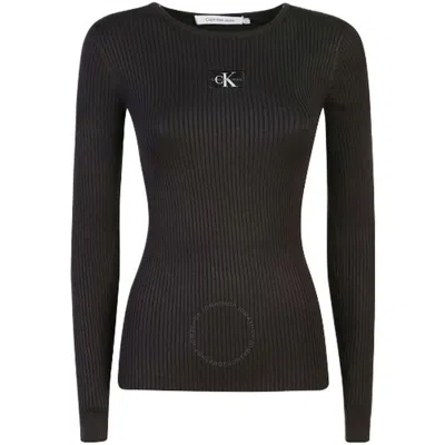 CALVIN KLEIN CALVIN KLEIN SLIM RIBBED LYOCELL JUMPER