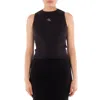 Calvin Klein Slim Ribbed Lyocell Tank Top In Brown