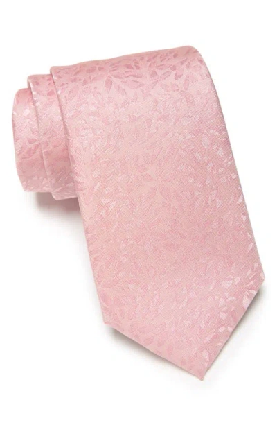 Calvin Klein Sloan Floral Jacquard Tie In Pink
