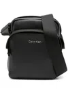 Calvin Klein Small Must Reporter Messenger Bag In Black