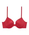 Calvin Klein Smoothmolded Bra In Red