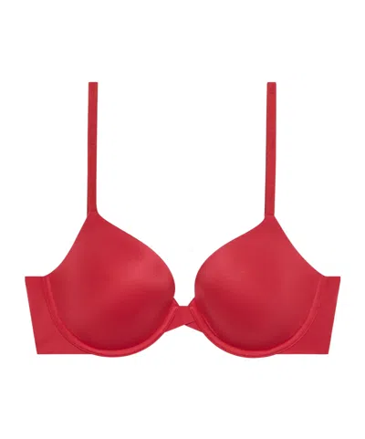 Calvin Klein Smoothmolded Bra In Red