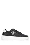 Calvin Klein Black Polyester Men Sneaker In Black