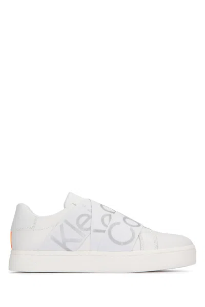 Calvin Klein Sneakers In Brightwhitereflective