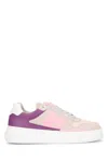 Calvin Klein Low-top Panelled Sneakers Rubber Sole In Multi