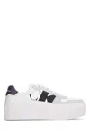 Calvin Klein Sneakers In Oystermushroompurpleblack