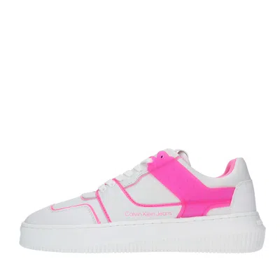 Calvin Klein Sneakers White In Bianco Chiari E Naturali