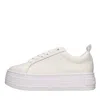 Calvin Klein Sneakers White In Bianco Neutri