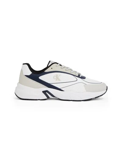 Calvin Klein Sneakers White In Bianco Neutri