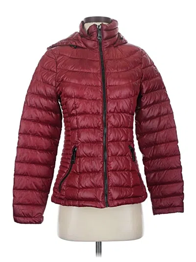 Pre-owned Calvin Klein Snow Jacket In Red