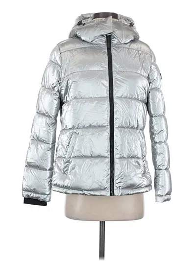 Pre-owned Calvin Klein Snow Jacket In Silver