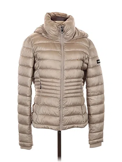 Pre-owned Calvin Klein Snow Jacket In Tan