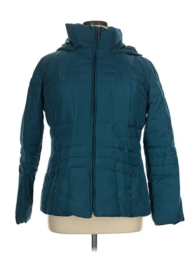 Pre-owned Calvin Klein Snow Jacket In Teal