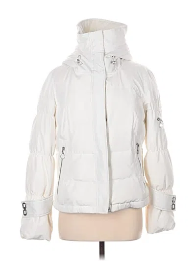 Pre-owned Calvin Klein Snow Jacket In White