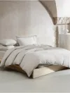 Calvin Klein Soft Linen Lyocell Duvet Cover Set In Neutral
