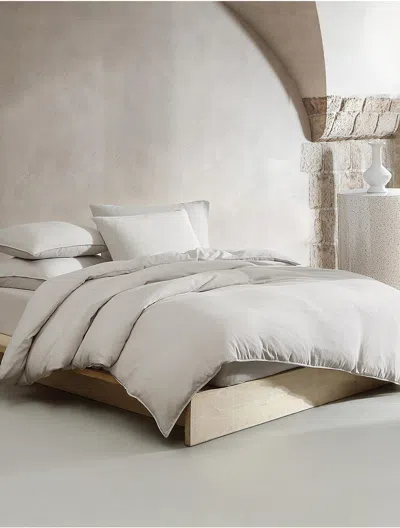 Calvin Klein Soft Linen Lyocell Duvet Cover Set In Neutral