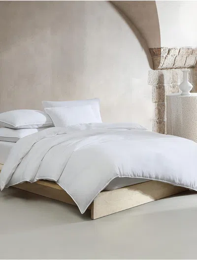 Calvin Klein Soft Linen Lyocell Duvet Cover Set In White