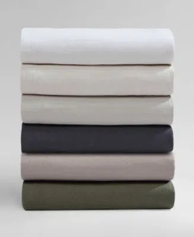 Calvin Klein Soft Linen Sheet Sets In White