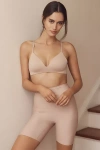 Calvin Klein Soft Stretch Shorts In Beige