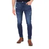 Calvin Klein Soft Taper Fit Jeans In Blue