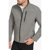 Calvin Klein Men's Regular Fit Stand Collar Jacket In Lt Grey He