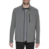 Calvin Klein Softshell Jacket In Lt Grey Heather