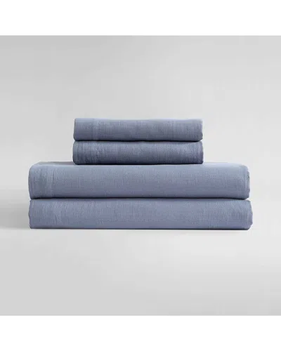 Calvin Klein Soho Cotton Sheet Set In Blue