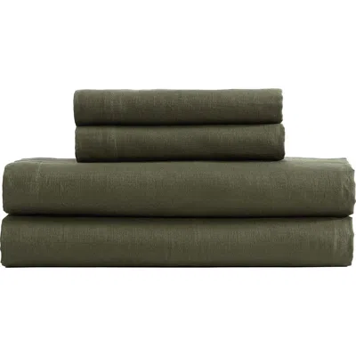 Calvin Klein Soho Cotton Sheet Set In Green