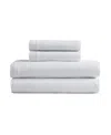 Calvin Klein Soho Solid Washed Cotton 4-pc. Sheet Set, King In White