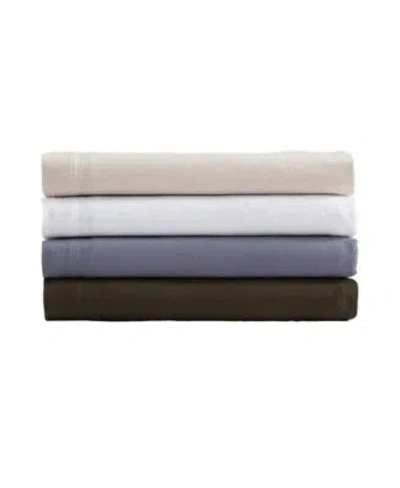 Calvin Klein Soho Solid Washed Cotton Sheet Sets In Alloy Blue