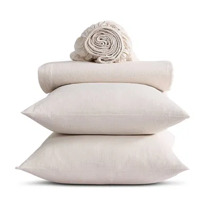 Calvin Klein Soho Washed Texture Cotton Sheet Set, Queen In White