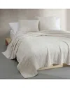 Calvin Klein Solid Cotton Gauze Euro Sham Set In Neutral