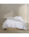 Calvin Klein Solid Seersucker Comforter Set In White