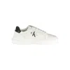Calvin Klein Sophisticated White Lace-up Sneakers In White
