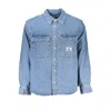 Calvin Klein Blue Utility Denim Jacket In Light Blue