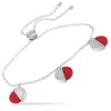 Calvin Klein Spicy Stainless Steel Red Coral Bracelet In Multi