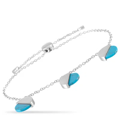 Calvin Klein Spicy Stainless Steel Turquoise Bracelet In Multi