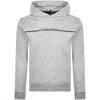 Calvin Klein Split Line Hoodie Grey In Grey