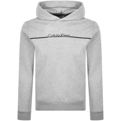 Calvin Klein Split Line Hoodie Grey