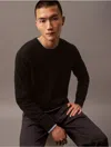 Calvin Klein Sport Calvin Klein Men's Classic Cashmere Crewneck Sweater In Black