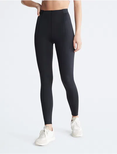 Calvin Klein Sport Calvin Klein Women's Ck Sport Effect High Waist 7/8 Leggings In Blue