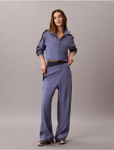 Calvin Klein Sport Calvin Klein Women's Commuter Colorblock Woven Pants In Blue