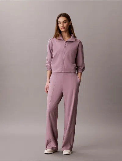 Calvin Klein Sport Calvin Klein Women's Commuter Logo Tape Pants In Purple