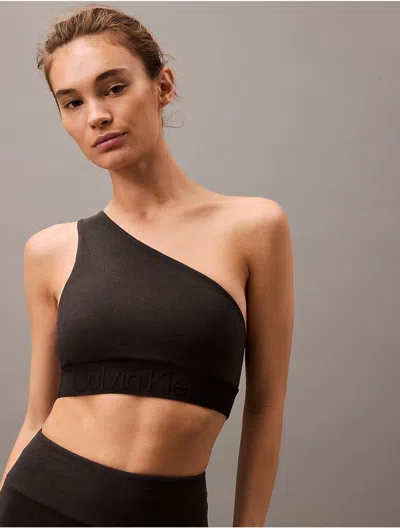 Calvin Klein Sport Calvin Klein Women's Future Icon Medium Impact Sports Bra In Black