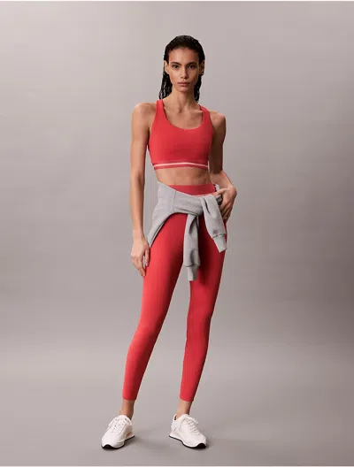 Calvin Klein Sport Calvin Klein Women's Icon Sport 7/8 Leggings In Pink