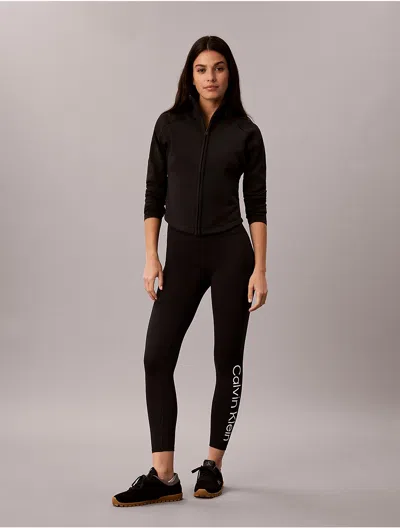 Calvin Klein Sport Calvin Klein Women's Icon Sport High Rise 7/8 Leggings In Black