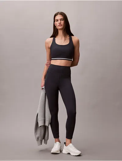 Calvin Klein Sport Calvin Klein Women's Icon Sport High Rise 7/8 Leggings In Black