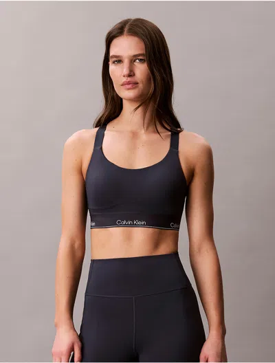 Calvin Klein Sport Calvin Klein Women's Icon Sport High Support Sports Bra In Blue
