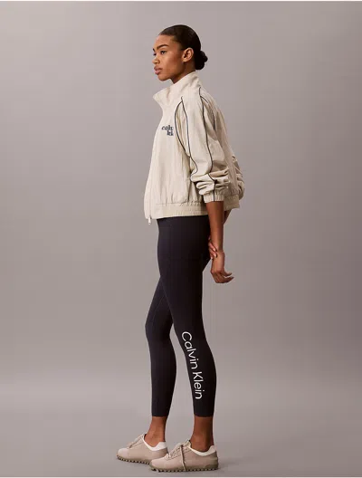 Calvin Klein Sport Calvin Klein Women's Icon Sport Logo 7/8 Leggings In Black