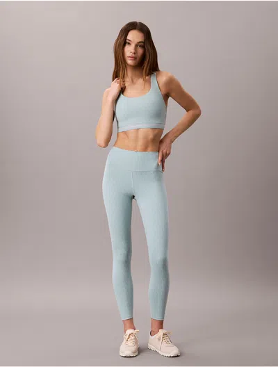 Calvin Klein Sport Calvin Klein Women's Icon Sport Logo 7/8 Leggings In Blue